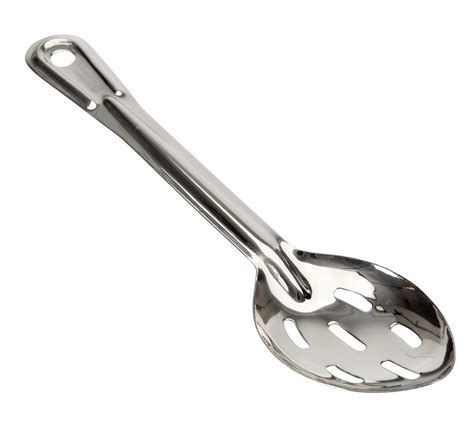 Perforated Stainless Steel Spoon .